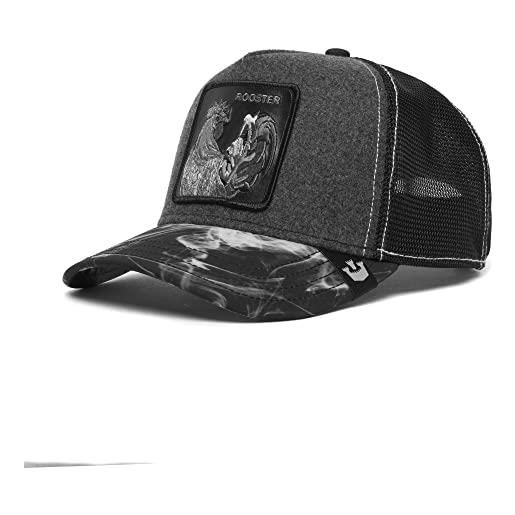 Goorin Bros. the farm noir collection verstellbare trucker-kappe cappellino da baseball, nero, taglia unica unisex-adulto
