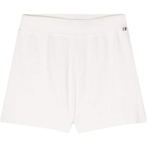 extreme cashmere n°337 knitted shorts - bianco
