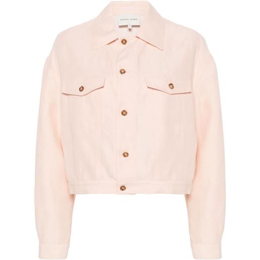 Loulou Studio shantung buttoned jacket - rosa