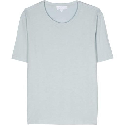 Lardini crew-neck cotton t-shirt - blu