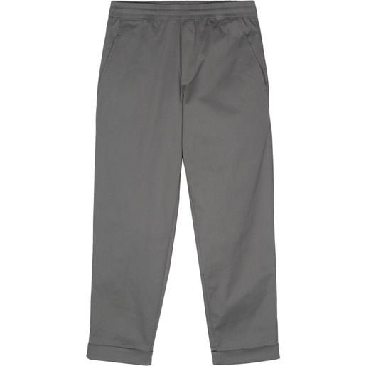Neil Barrett low-waist slim-fit trousers - grigio