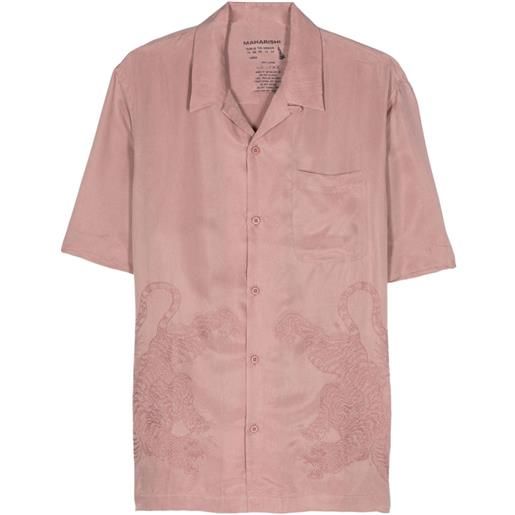 Maharishi take tora summer shirt - rosa