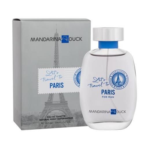 Mandarina Duck let´s travel to paris 100 ml eau de toilette per uomo