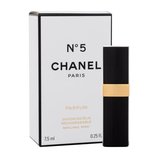 Chanel n°5 7.5 ml parfum ricaricabile miniatura per donna