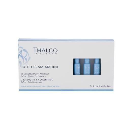 Thalgo cold cream marine multi-soothing siero viso lenitivo 7x1.2 ml per donna