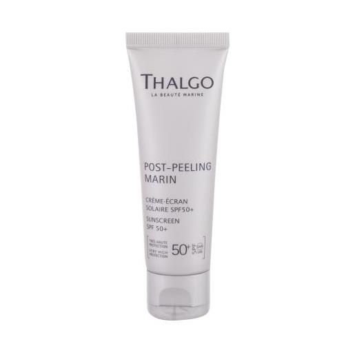 Thalgo post-peeling marin sunscreen protezione solare viso per tutti tipi di pelle 50 ml per donna