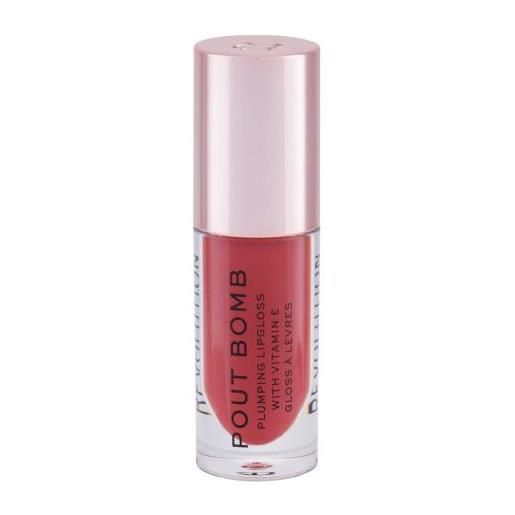 Makeup Revolution London pout bomb gloss labbra volumizzante 4.6 ml tonalità juicy