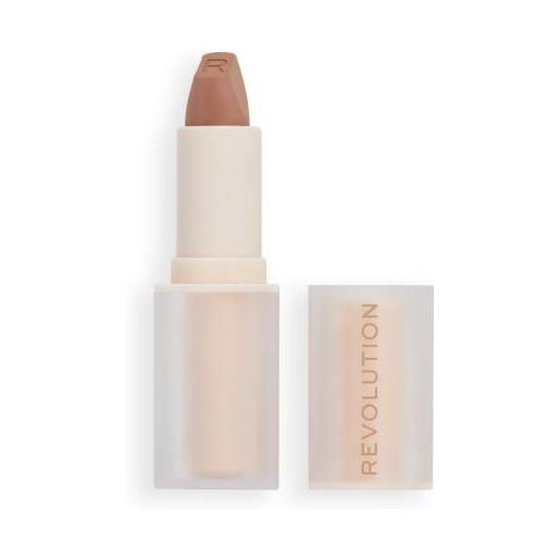 Makeup Revolution London lip allure soft satin lipstick rossetto satinato a lunga durata 3.2 g tonalità chauffeur nude