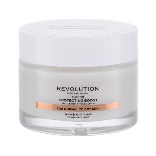 Revolution Skincare moisture cream normal to dry skin spf15 crema idratante per la pelle normale a pelle secca 50 ml per donna