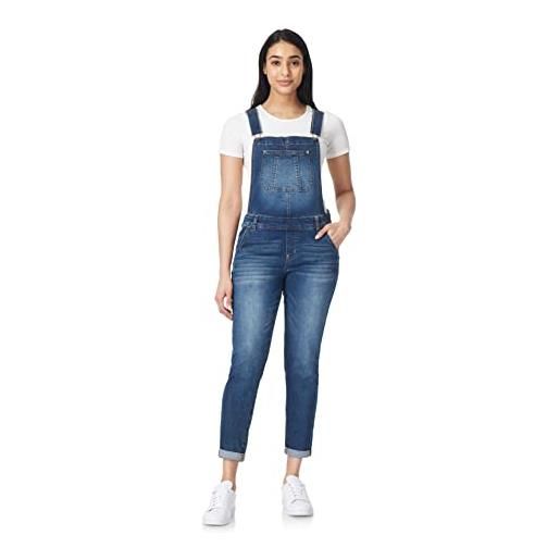 WallFlower tomboy denim salopette, estate, xl donna