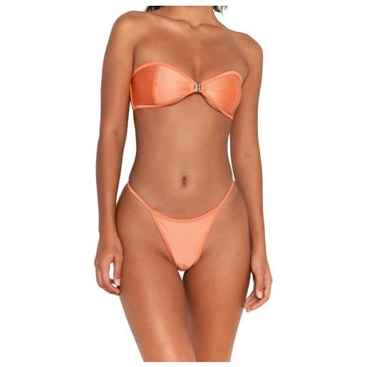 FAE tallara top mars, extra large bikini, orange, xl women's