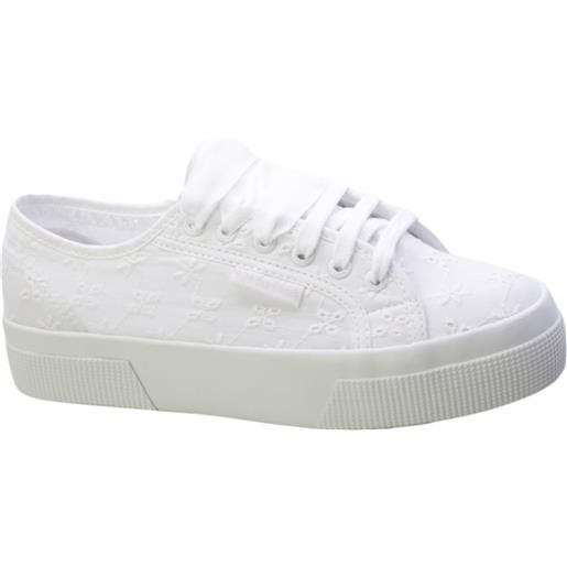 Superga sneakers donna bianco 2740 flower