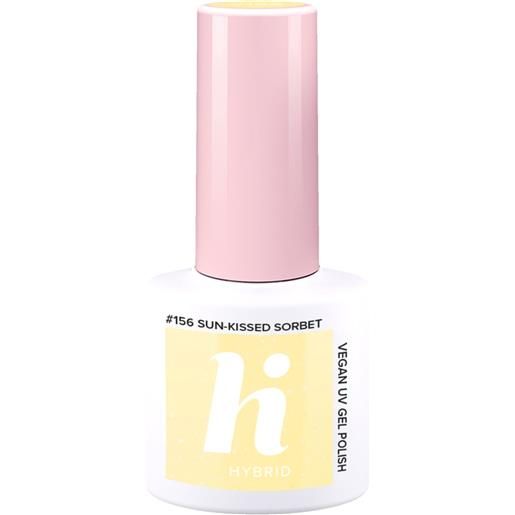 HI HYBRID don limone smalto semipermanente 5ml smalto effetto gel #156 sun-kissed sorbet