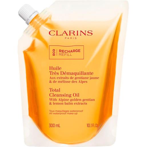 Clarins trattamenti viso olio detergente struccante total cleansing oil
