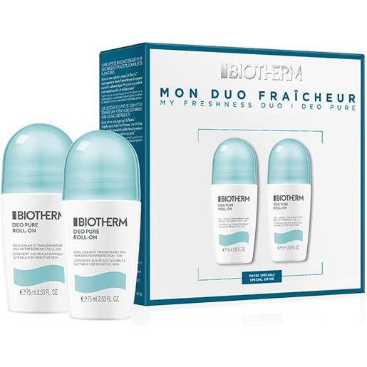 Biotherm bagnodoccia deodorante duo roll on da donna
