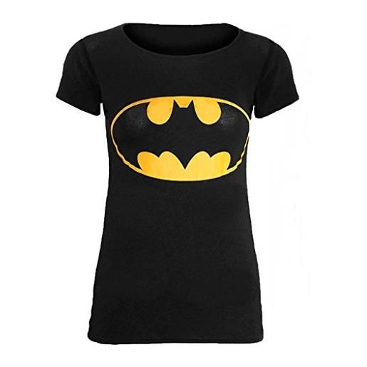GLOBAL TRENDING t-shirt da donna, tema supereroi batman xxl