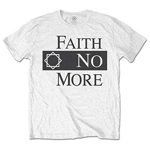Rock Off white faith no more logo ufficiale uomo maglietta unisex (xx-large)