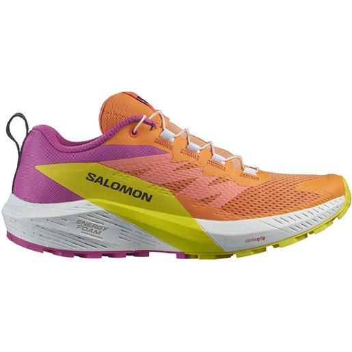 Salomon sense ride 5 trail running shoes arancione eu 42 donna