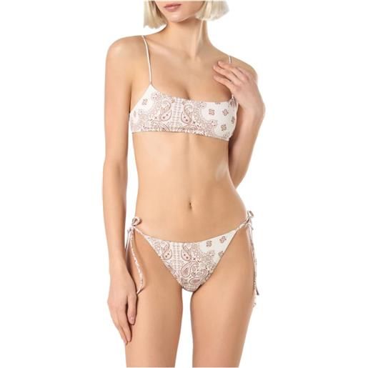 Saint Barth bikini modello top bralette slip con laccetti regolabili
