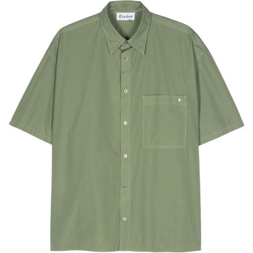 Etudes illusion cotton shirt - verde