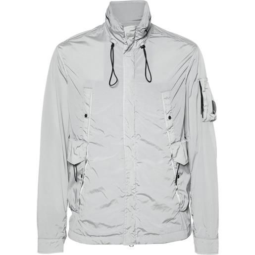 C.P. Company lens-detail hooded jacket - grigio