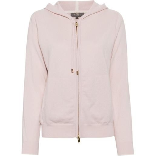 N.Peal ada cashmere hoodie - rosa