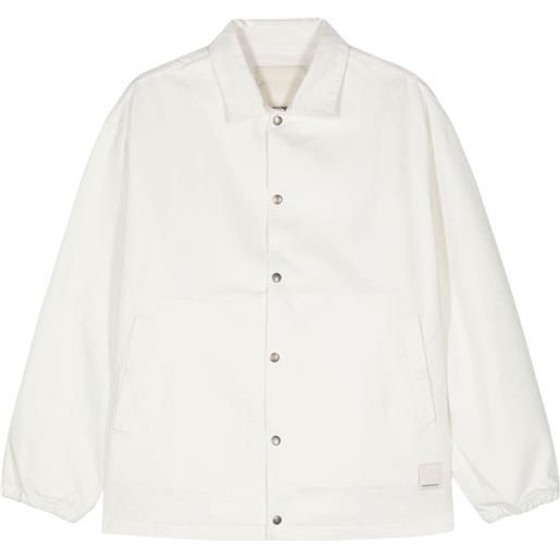 Emporio Armani cotton twill shirt jacket - bianco