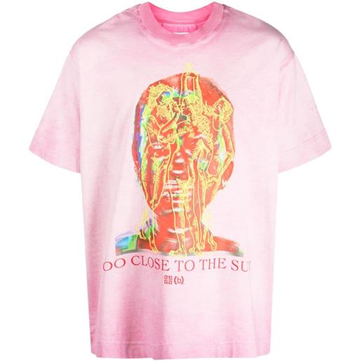 Givenchy t-shirt con stampa grafica - rosa