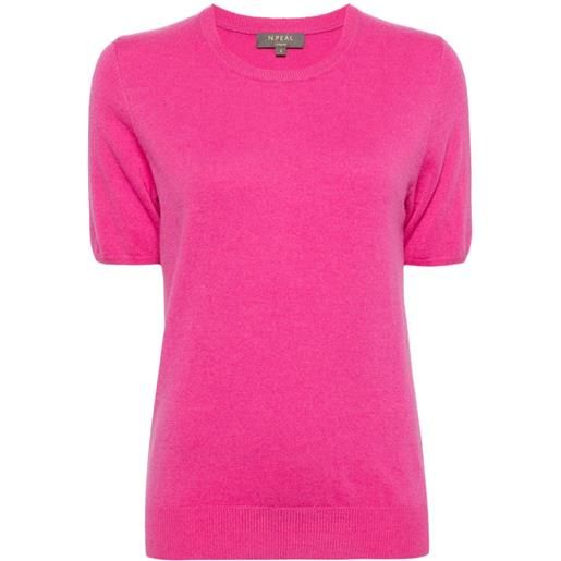 N.Peal milly cashmere top - rosa