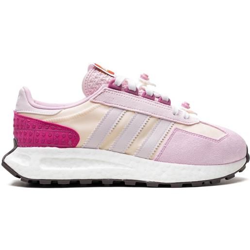 adidas x lego retropy e5 "frosted pink" sneakers - rosa