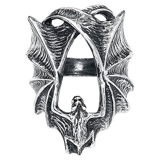 Alchemy Gothic stealth unisex anello colore argento s peltro largh. : 12 mm