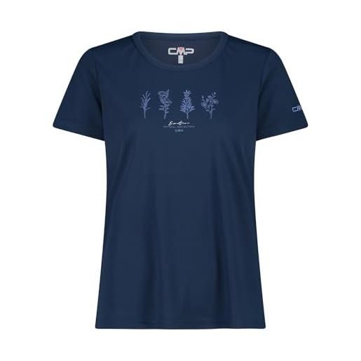 CMP - t-shirt da donna, sky, 50