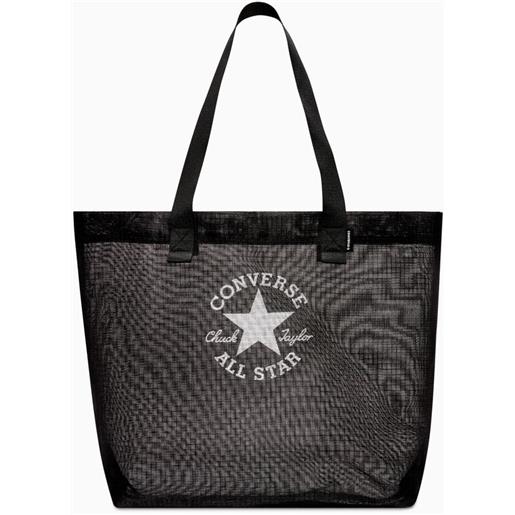 All Star patch print mesh tote