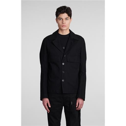 Ann Demeulemeester giacca casual in cotone nero