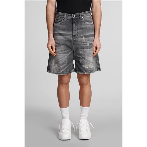 PDF shorts in cotone nero