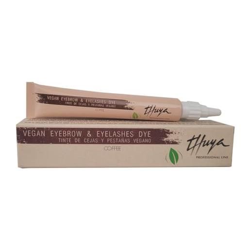 Thuya vegan eyebrow & eyelashes dye Thuya coffee (15 ml) tinta rigenerante per ciglia e sopracciglia (1 unità)