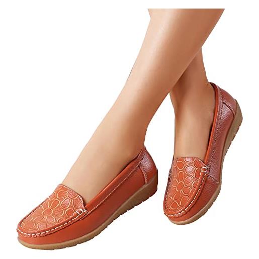 Kobilee scarpe mocassini donna casual leggero morbida mocassini piatti pelle 2023 loafers scarpe estive comode primavera eleganti sneakers basso estivi