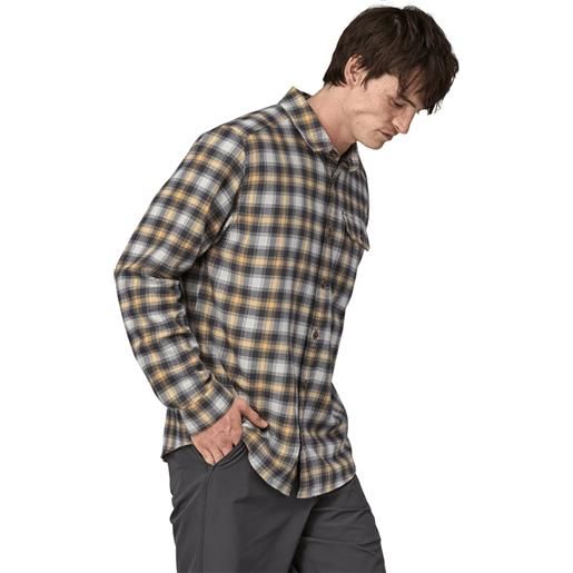 PATAGONIA m's l/s lw fjord flannel shirt camicia manica lunga uomo