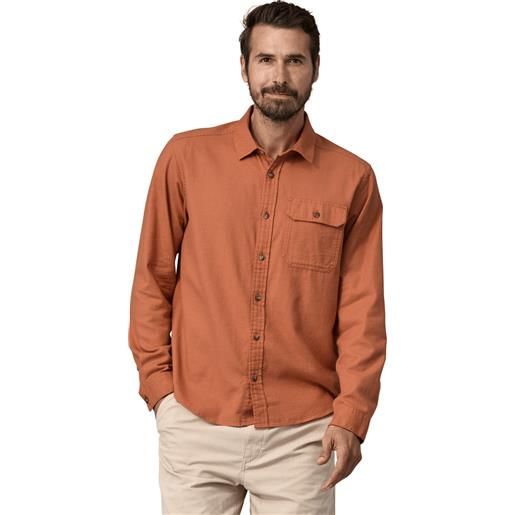 PATAGONIA m's l/s lw fjord flannel shirt camicia manica lunga uomo