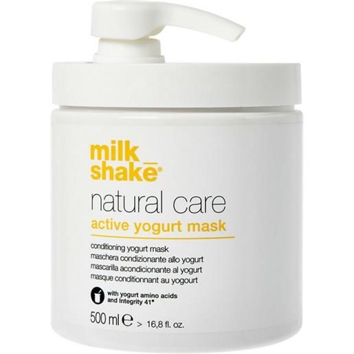milk_shake active yogurt mask 500ml - maschera allo yogurt condizionante capelli normali e colorati