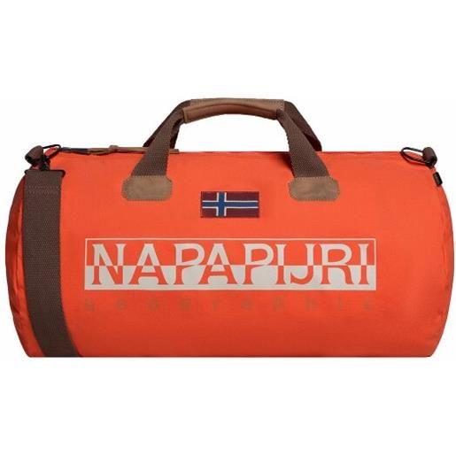 Napapijri bering 3 borsa da viaggio weekender 58.5 cm arancio
