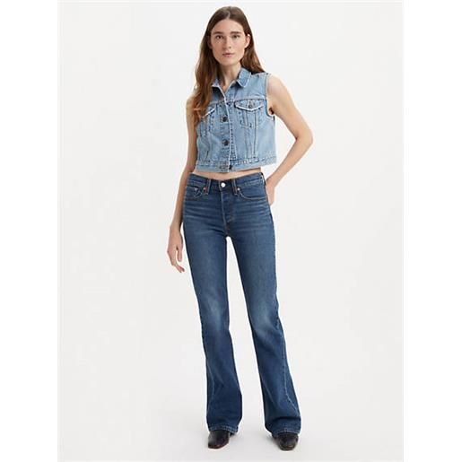 Levi's jeans wedgie bootcut blu / bold and beautiful