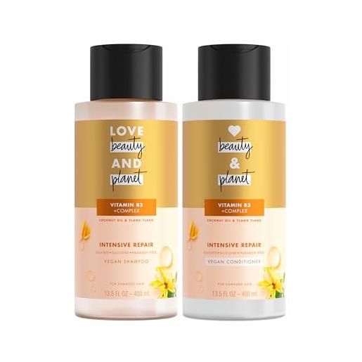Love Beauty And Planet shampoo and conditioner, coconut oil & ylang ylang 13.5 oz, 2 count