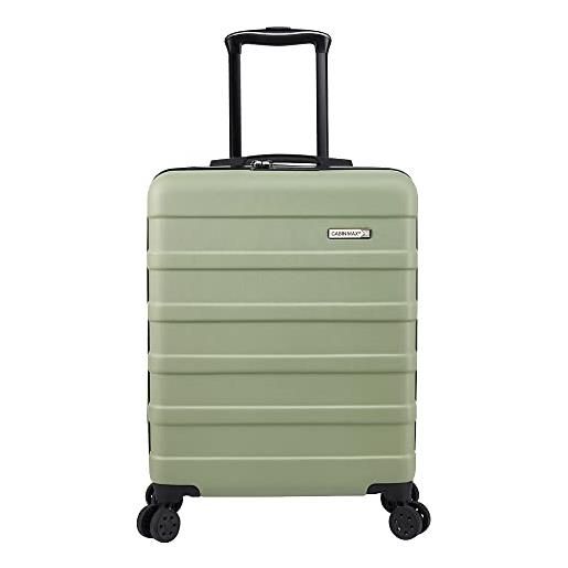 Cabin Max anode - valigia a mano, leggera, rigida, trolley con 4 ruote, serratura a 3 cifre (trolley, colore: bodo verde, dimensioni: 55 x 40 x 20 cm)