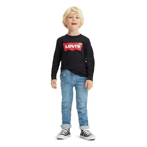 Levi's lvb skinny taper jeans bambini e ragazzi, blu (por vida), 4 anni
