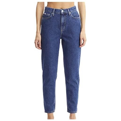 Calvin Klein jeans mom jean j20j219318 pantaloni, denim (denim dark), 31w donna
