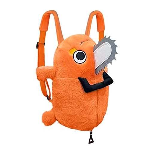 Roffatide anime chainsaw man pochita cartoon plush doll backpack kawaii lolita jk girls bag regali di compleanno