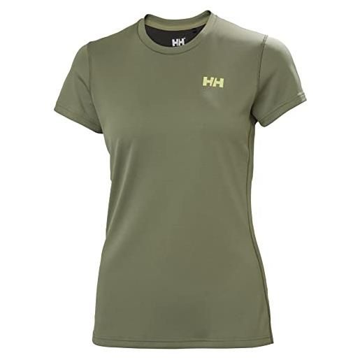 Helly Hansen t-shirt w hh lifa active solen, maglie termiche donna, 421 lav green, l