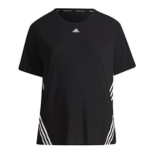 adidas wtr icons 3s t, t-shirt donna, black/white, 3xl