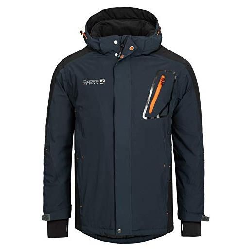 DEPROC-Active - giacca sportiva da uomo deproc clayton, uomo, giacca, 54634, blu navy, xxl